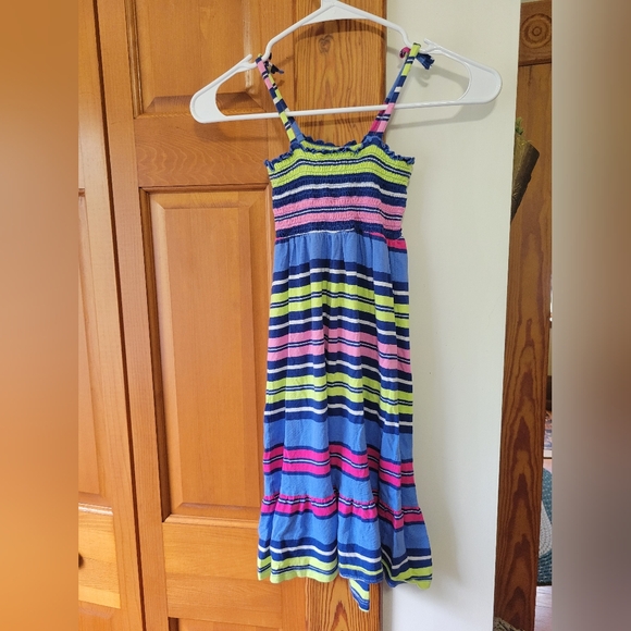 Children's Place striped colorful maxi dress  6 6x - Picture 5 of 6